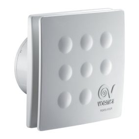   Vortice Punto Four MFO 90/3,5" T  Wc- fürdőszoba axiális ventilátor, 90mm-es csonkkal, időkapcsolóval