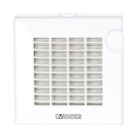   Vortice M 100/4 AT LL axiális kisventilátor golyóscsapágyazott motorral, elektromos zsaluzattal, időkapcsolóval