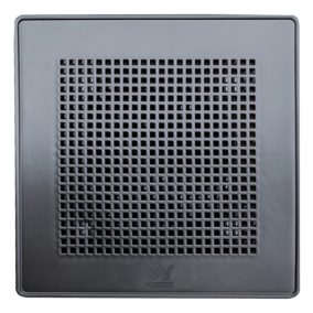   Vortice ME 100/4" LL T Punto Evo PRÉMIUM fekete színű fürdőszoba, wc ventilátor, időkapcsolóval, IP45