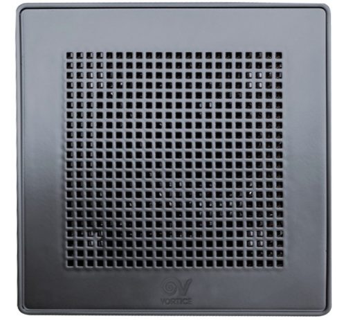 Vortice ME 100/4" LL T Punto Evo PRÉMIUM fekete színű fürdőszoba, wc ventilátor, időkapcsolóval, IP45
