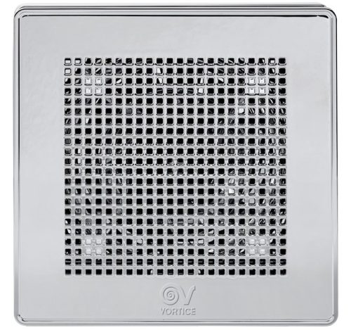 Vortice ME 100/4" LL T Punto Evo PRÉMIUM ezüst színű fürdőszoba, wc ventilátor, időkapcsolóval, IP45