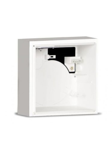 Vortice Quadro EVO QE 100/60 LL T radiális ventilátoregység előlappal, két fordulattal, állítható időkapcsolóval, előkésleltetéssel, G2 szűrővel, IP45 védettséggel, wc-be, fürdőszobába, társasházakba