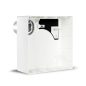 Vortice Quadro EVO QE 60/35 LL TP HCS kétfordulatú ventilátor egység, PÁRAÉRZÉKELŐVEL, G2 szűrővel, IP45 védettséggel, wc-be, fürdőszobába, társasházakba