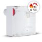 Vortice Quadro EVO QE 100/60/35 LL TP HCS radiális ventilátoregység előlappal, 3 fordulattal, páraérzékelővel, állítható előkésleltetéssel és utánfutással, G2 szűrővel, IP45