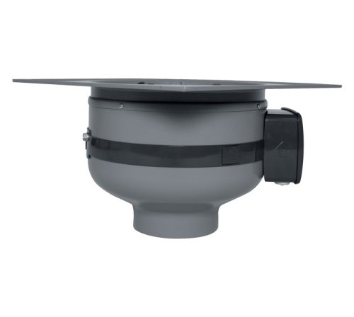 Vortice CA 150 MD E W centrifugális fémházas csőventilátor szerelőlappal