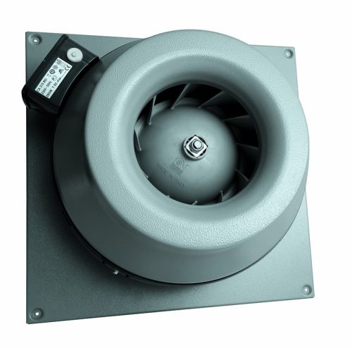 Vortice CA 250 MD E W centrifugális fémházas csőventilátor szerelőlappal