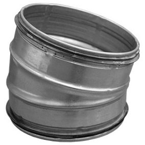   Awenta BL315/15 fém szeletes könyök idom, gumitömítéssel