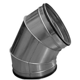   Awenta BL355/60 fém szeletes könyök idom, gumitömítéssel