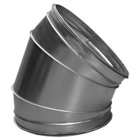   Awenta BL630/45 fém szeletes könyök idom, gumitömítéssel