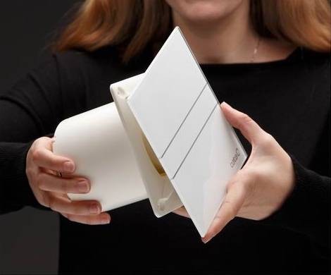 Cata E-100G kisventilátor, üveg előlappal, alap kivitel