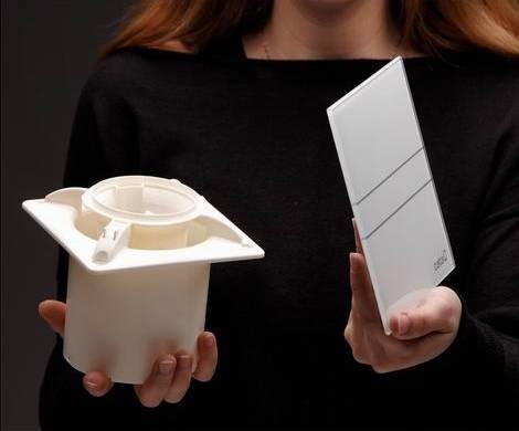 Cata E-100G kisventilátor, üveg előlappal, alap kivitel