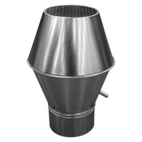   Awenta Betétkúpos kifúvófej függőleges kifújáshoz, madárhálóval, NA355 csonkátmérővel