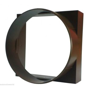   Awenta KO100-29BR légtechnikai műanyag átalakító idom barna színben NA100 - 90X90