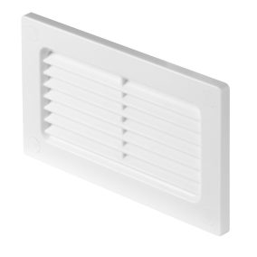   Awenta KP120-30 lapos légcsatorna 60x120 mm végrács, fehér színben