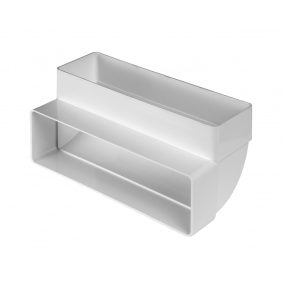   Awenta KP204-25 lapos légcsatorna 60X204 mm 90-fok függőleges könyök idom