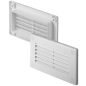 Awenta KP204-30 lapos légcsatorna 60X204 mm végrács, fehér színben