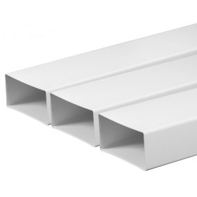 Awenta KP75-10 lapos PVC légcsatorna 75X150 mm/1 m