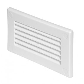   Awenta KP75-30 lapos légcsatorna 75X150 mm végrács, fehér színben