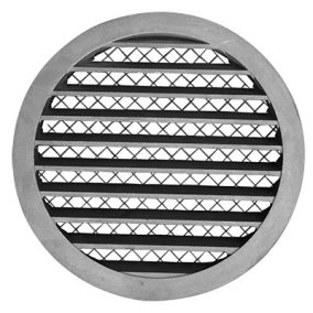 Awenta Natúr alumínium fali rács, rovarhálóval 150 mm