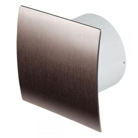    System+ ventilátor, fürdőszobába, mellékhelyiségbe, műanyag szálhúzott ezüst előlappal