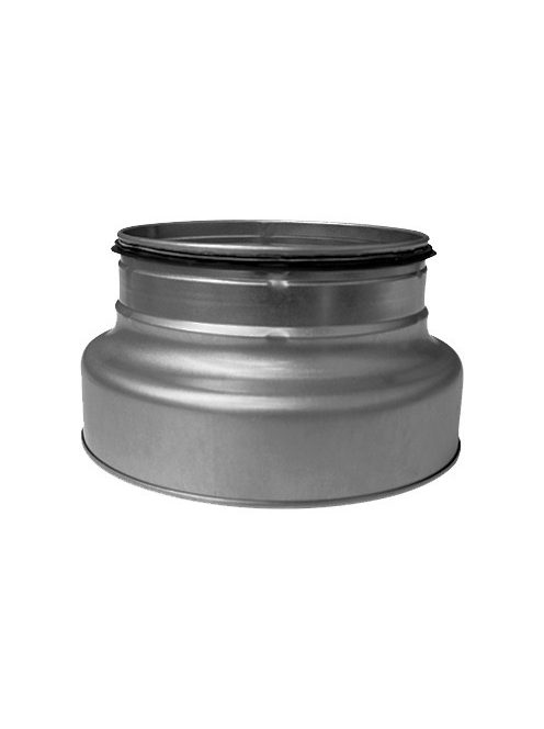 Awenta RCFPL 125/100 préselt fém szűkítő idom, idomkapcsolós véggel, gumitömítéssel