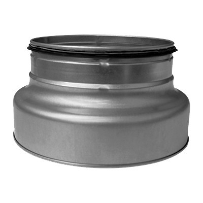 Awenta RCFPL 150/125 préselt fém szűkítő idom, idomkapcsolós véggel, gumitömítéssel