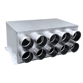   Awenta RPD 10-es horganyzott acél osztódoboz 75 mm-es leágazásokkal