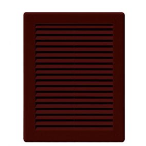   Awenta TRU24BR négyszögletes fali rács 200X300, rovarhálóval, barna színben