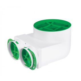   Awenta PRO VPE125-2 antibakteriális műanyag függőleges szelepfogadó 75 mm-es rendszerekhez