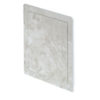 Műanyag szervizajtók szürke márvány színben