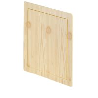 Műanyag szervizajtók fenyő színben