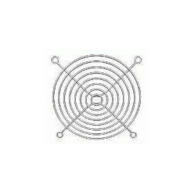 BB Műszerventilátor rács 90mmX90mm